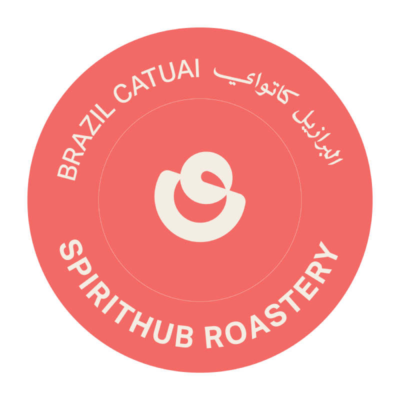 UFO Drip Coffee – Brazil Catuai (Natural) by SpiritHub Roastery with hazelnut, brown sugar, and apple notes.