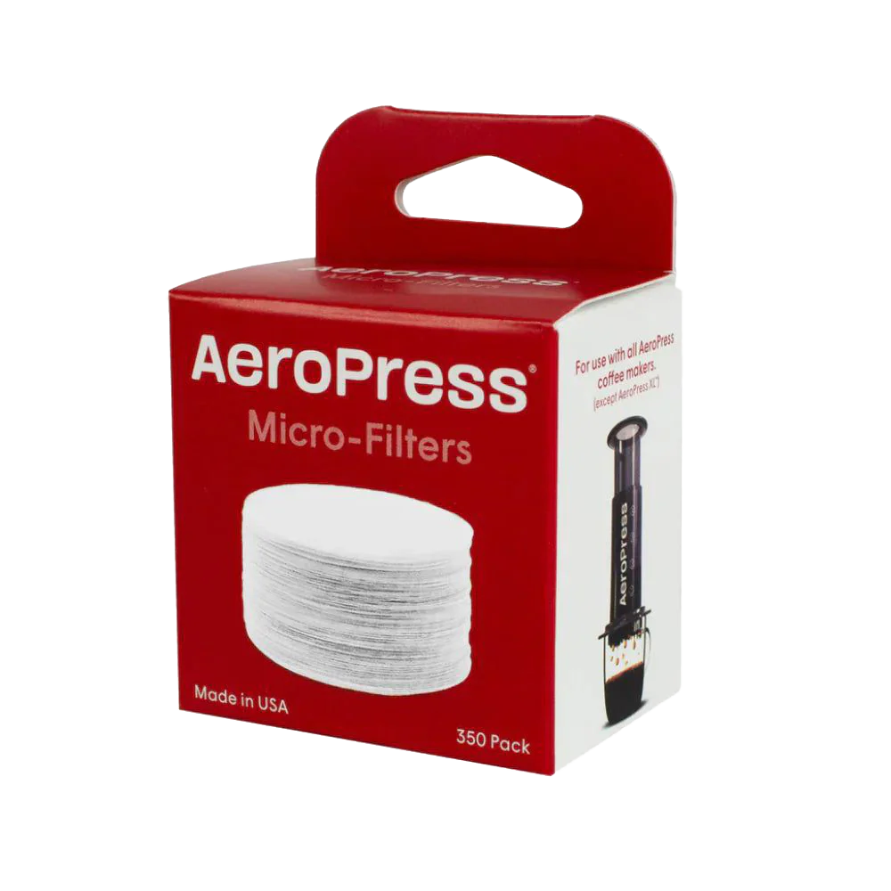 AeroPress small micro-filters (350 pack) for smooth, grit-free coffee brewing