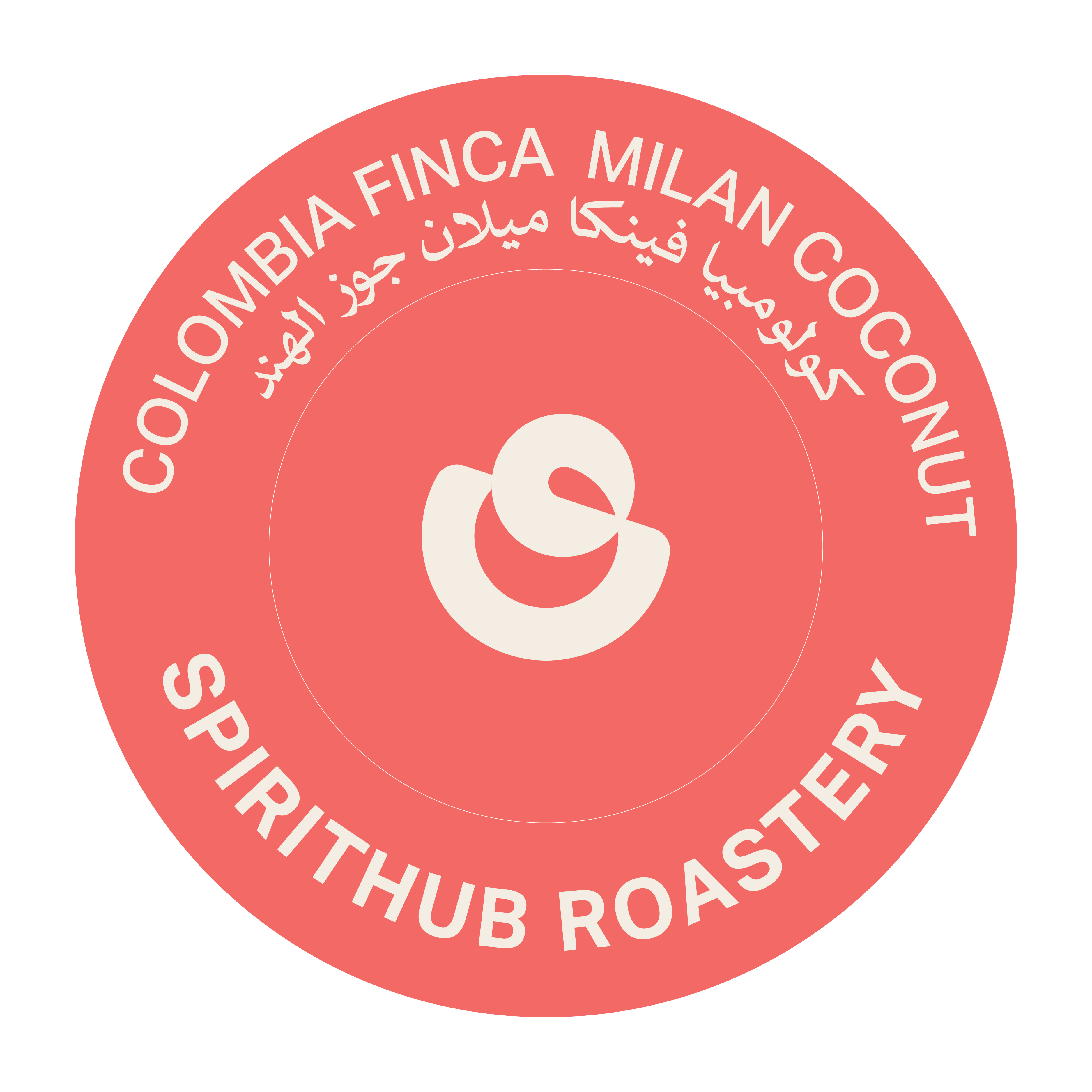UFO Drip Coffee Colombia Finca Milan Coconut Culturing G122 by SpiritHub Roastery with tropical coconut and pineapple notes.